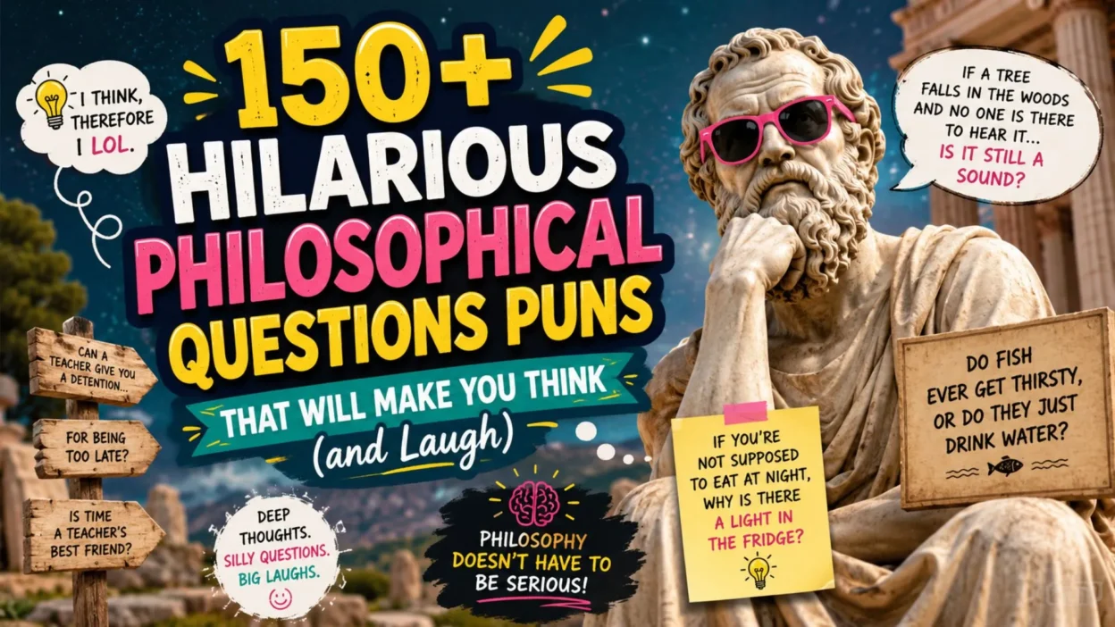 150+ Hilarious Philosophical Questions Puns That Will Make You Think (and Laugh)