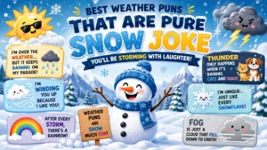 Best Weather Puns That Are Pure Snow Joke (You’ll Be Storming with Laughter