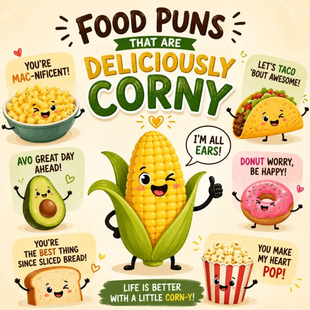 🍕 Food Puns That Are Deliciously Corny