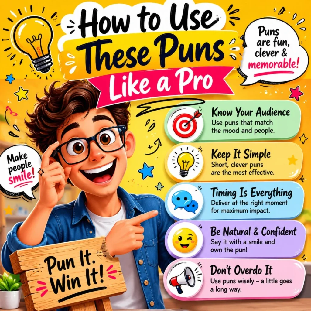 How to Use These Puns Like a Pro
