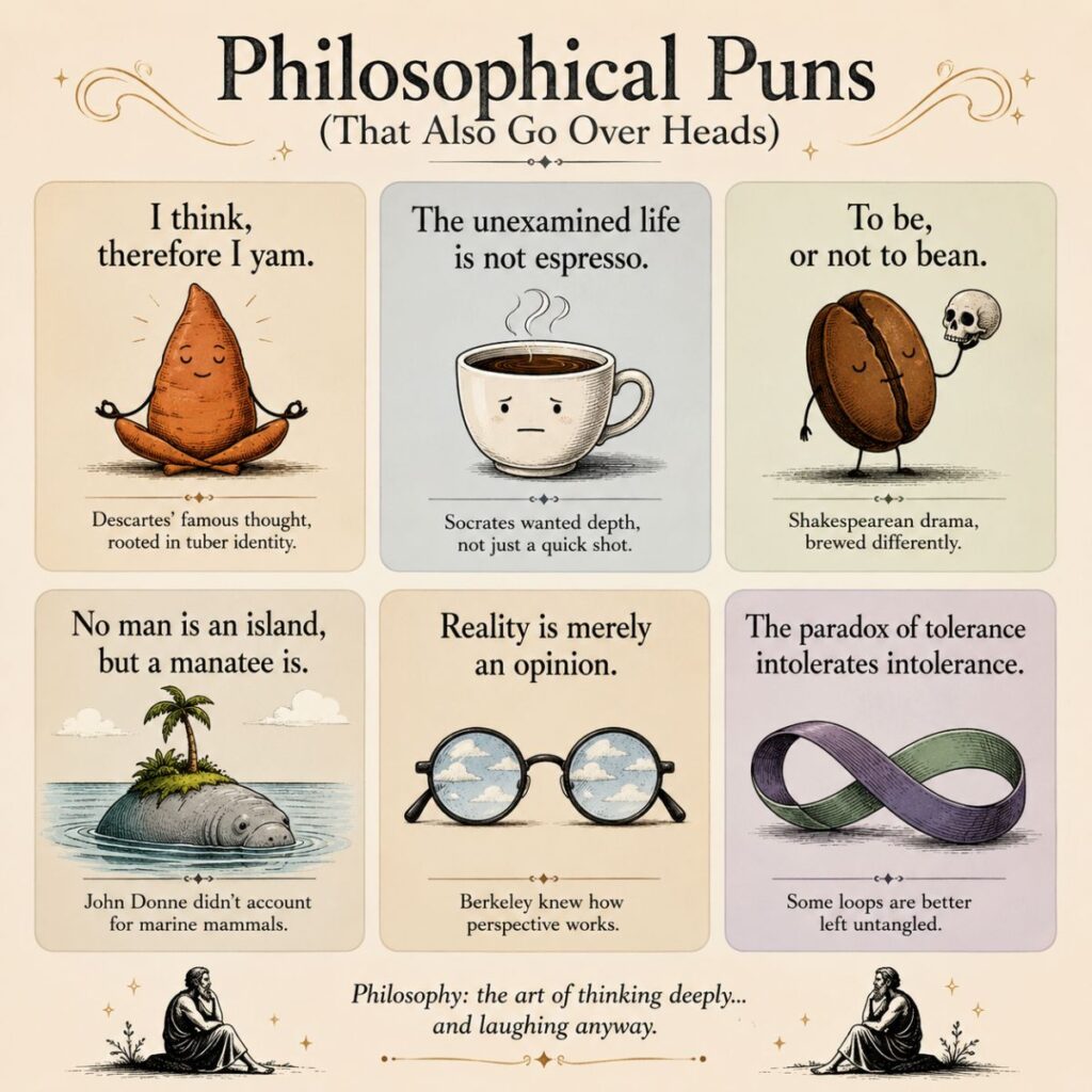 Philosophical Puns (That Also Go Over Heads)