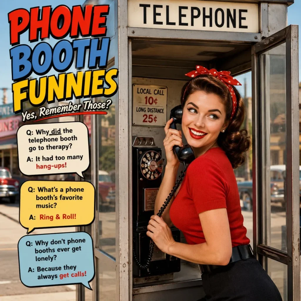 📞 Phone Booth Funnies (Yes, Remember Those?)