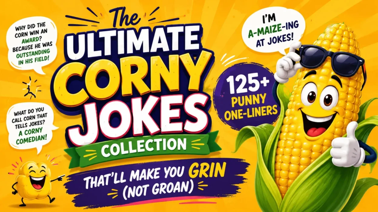 The Ultimate Corny Jokes Collection: 125+ Punny One-Liners