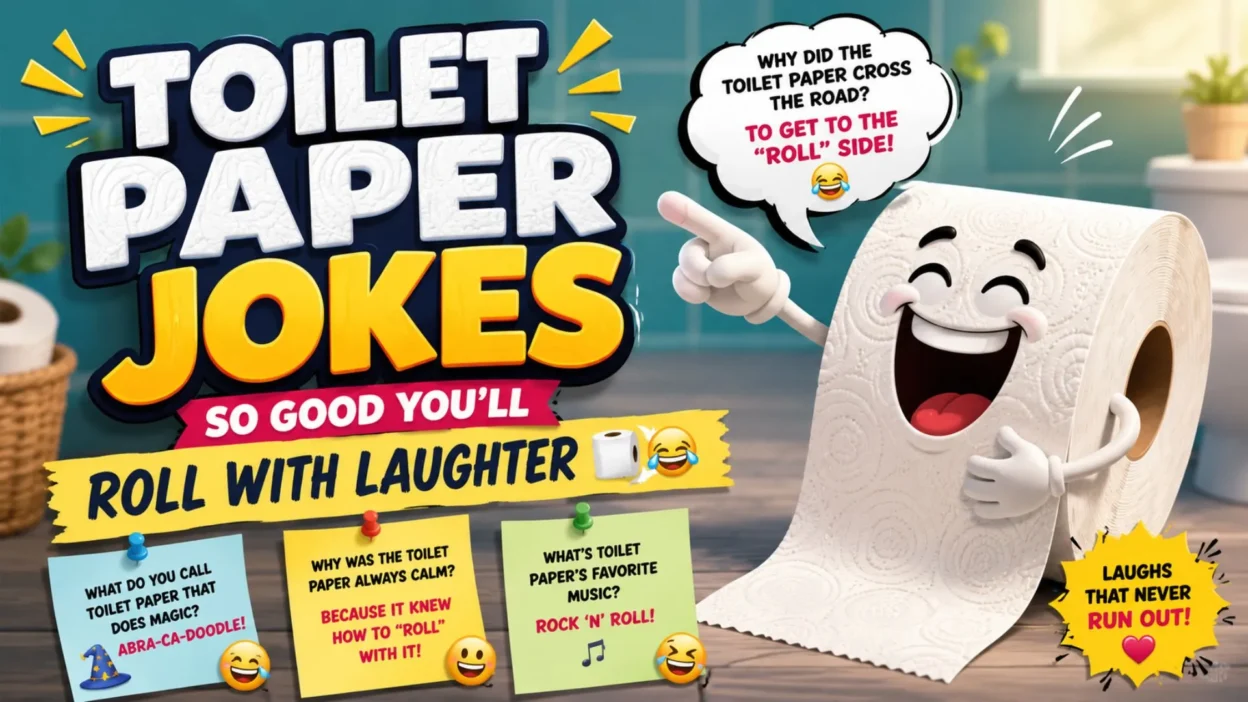 Toilet Paper Jokes So Good You’ll Roll With Laughter 🧻😂.