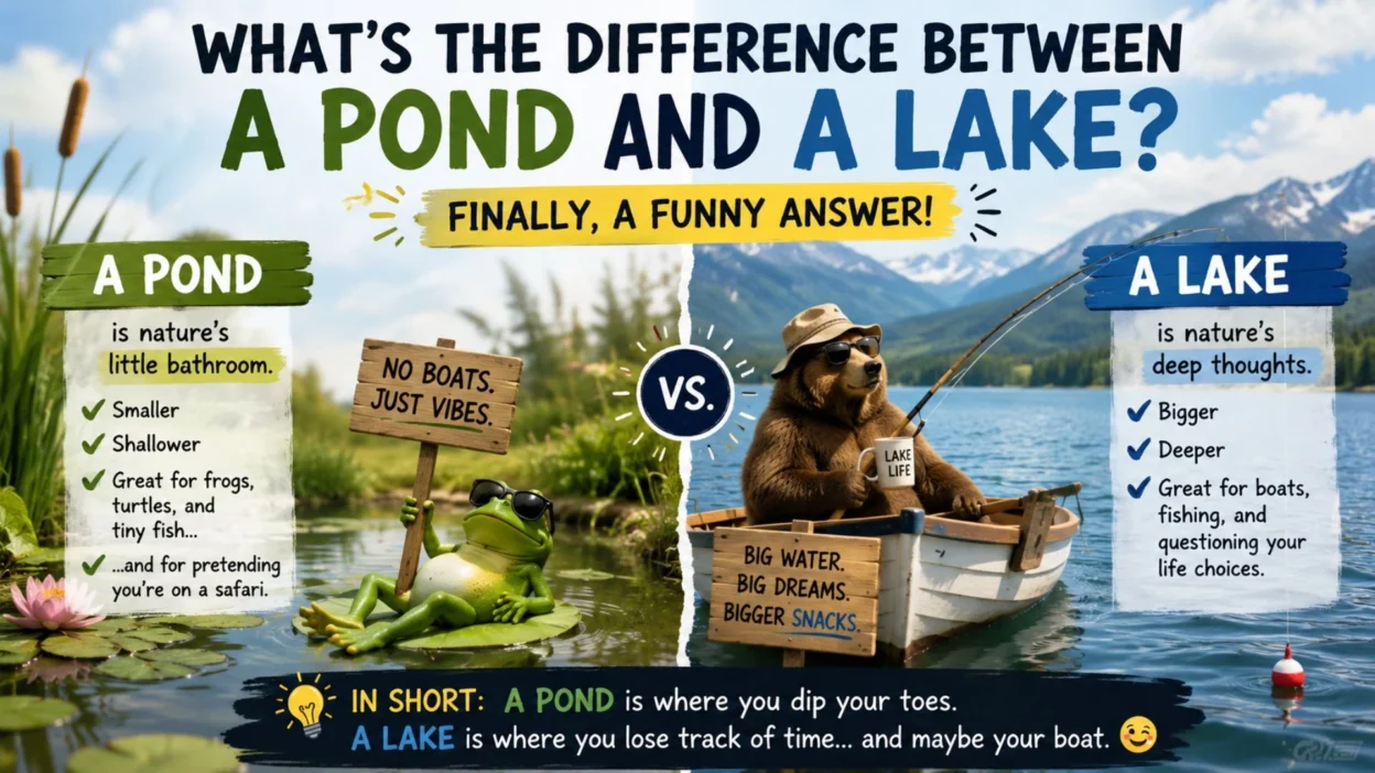What’s the Difference Between a Pond and a Lake?