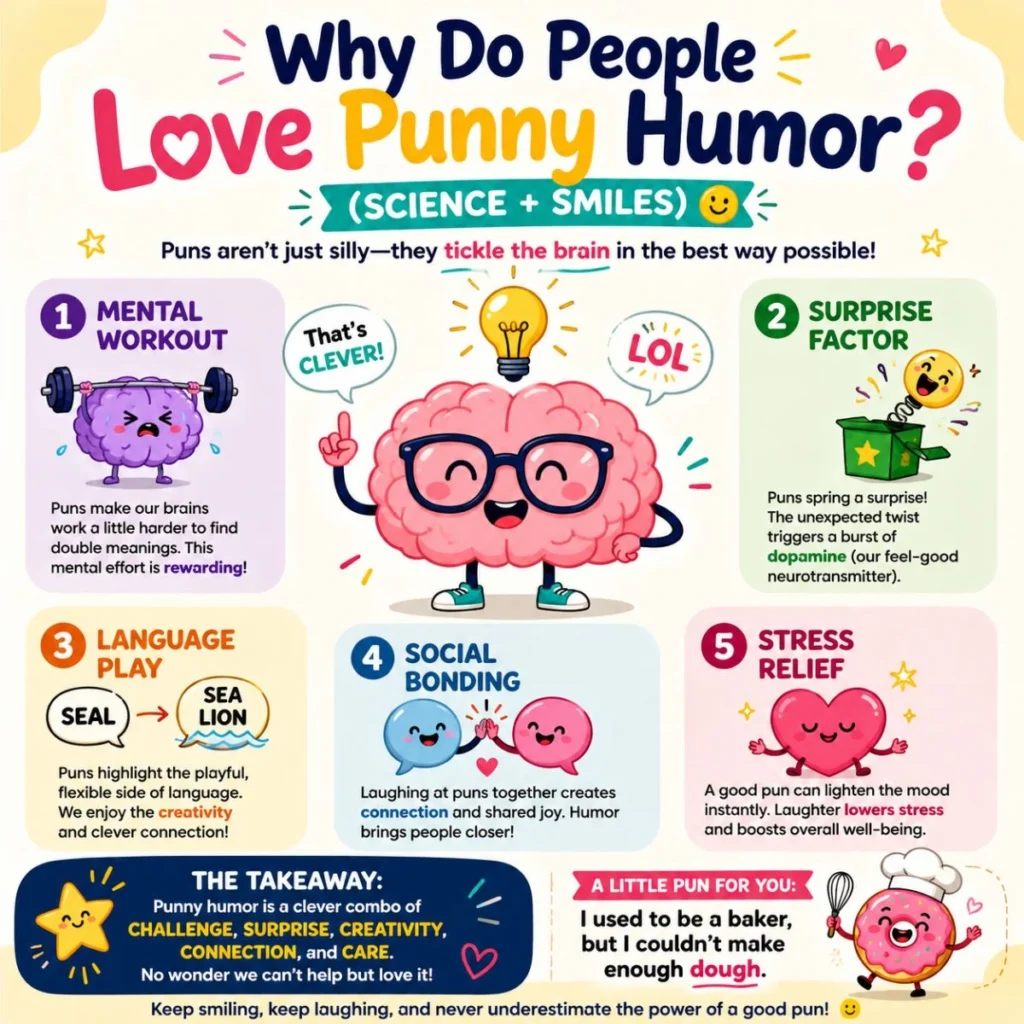 Why Do People Love Punny Humour? (Science + Smiles)