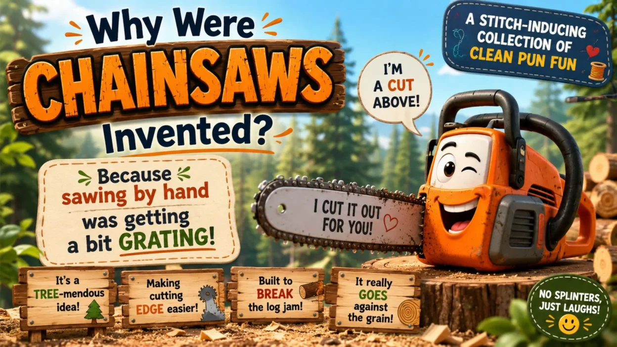 Why were chainsaws invented joke.