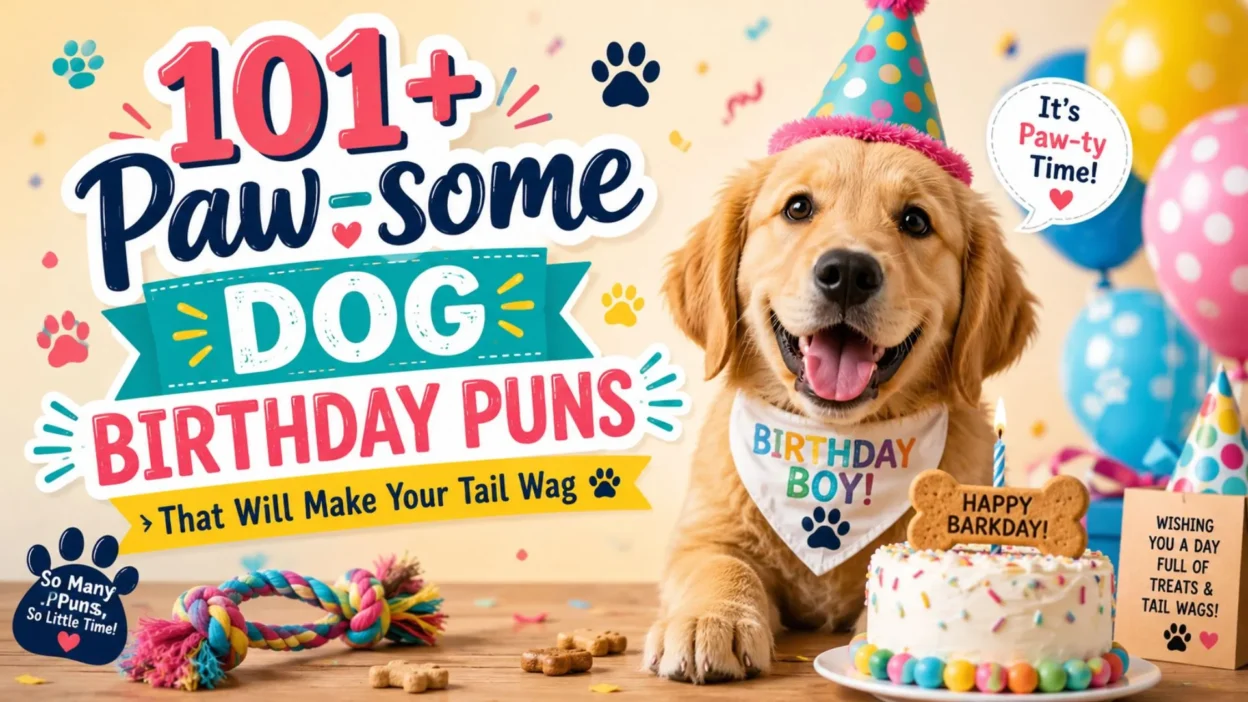 101+ Paw-some [Dog Birthday Puns] That Will Make Your Tail Wag