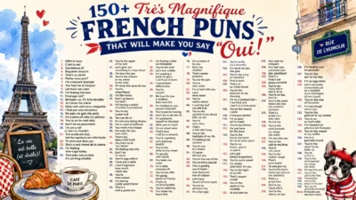 150+ Très Magnifique French Puns That Will Make You Say Oui!