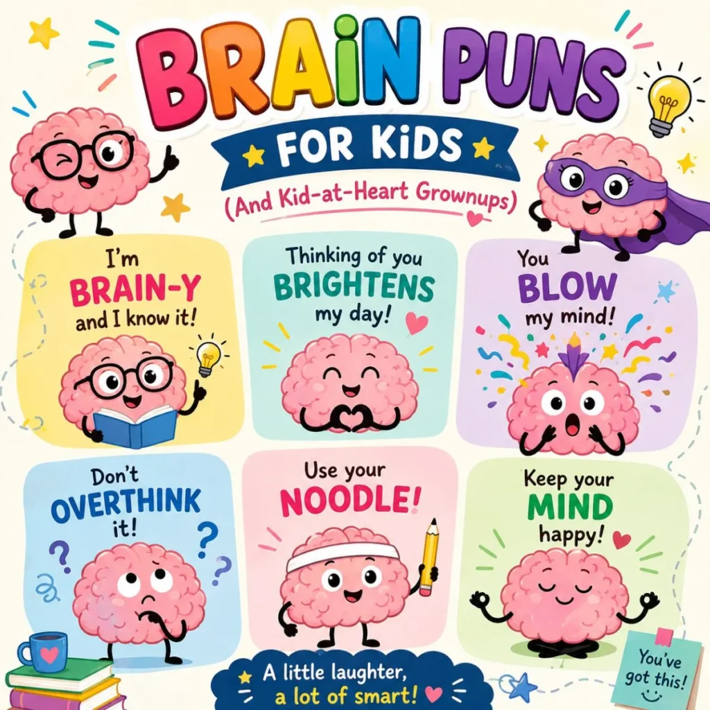 Brain Puns for Kids (And Kid-at-Heart Grownups)