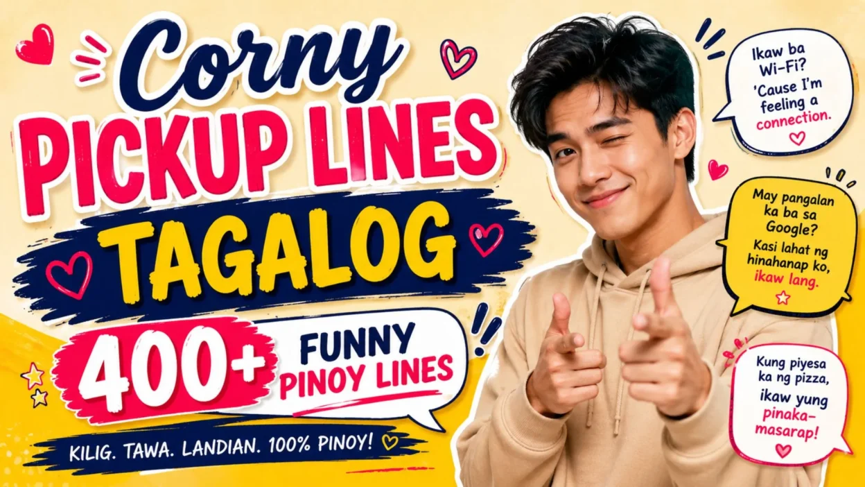 Corny Pickup Lines Tagalog 400+ Funny Pinoy Lines