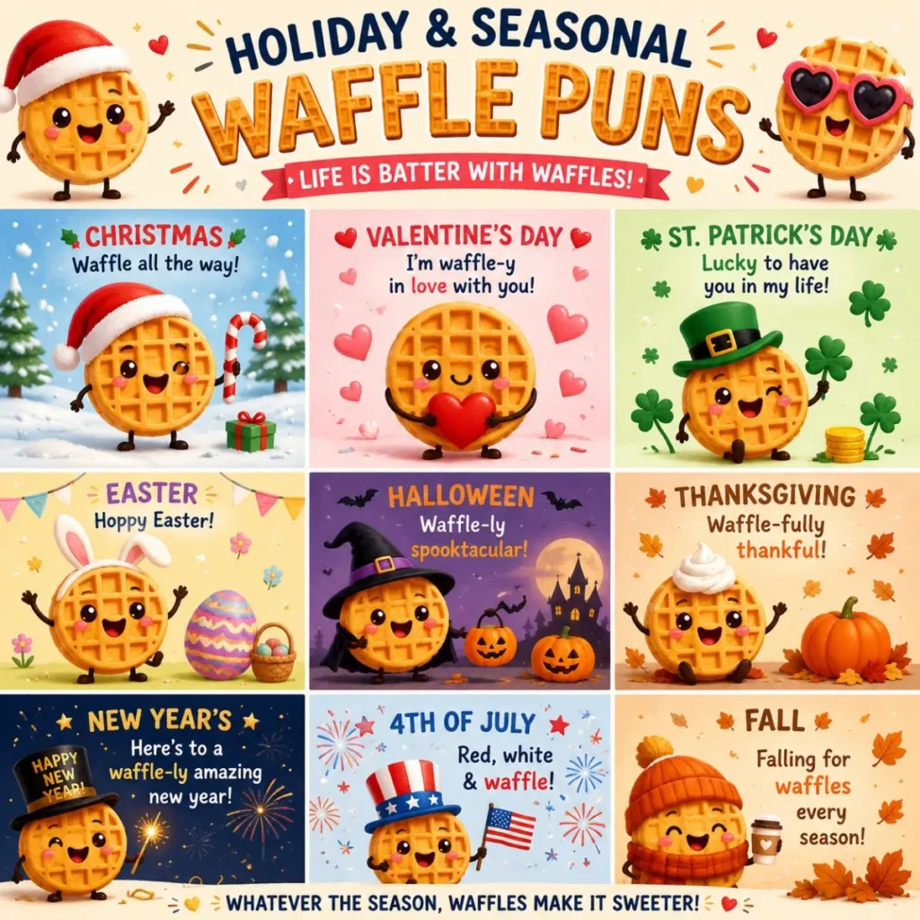 đ Holiday & Seasonal Waffle Puns