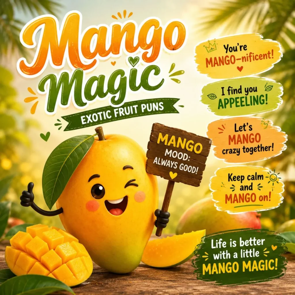 🥭 Mango Magic – unfamiliar Fruit Puns