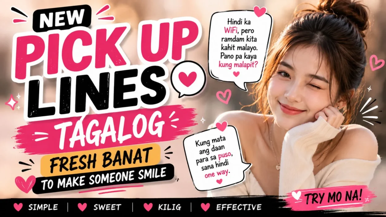 New pickup lines Tagalog Fresh Banat to Make Someone Smile