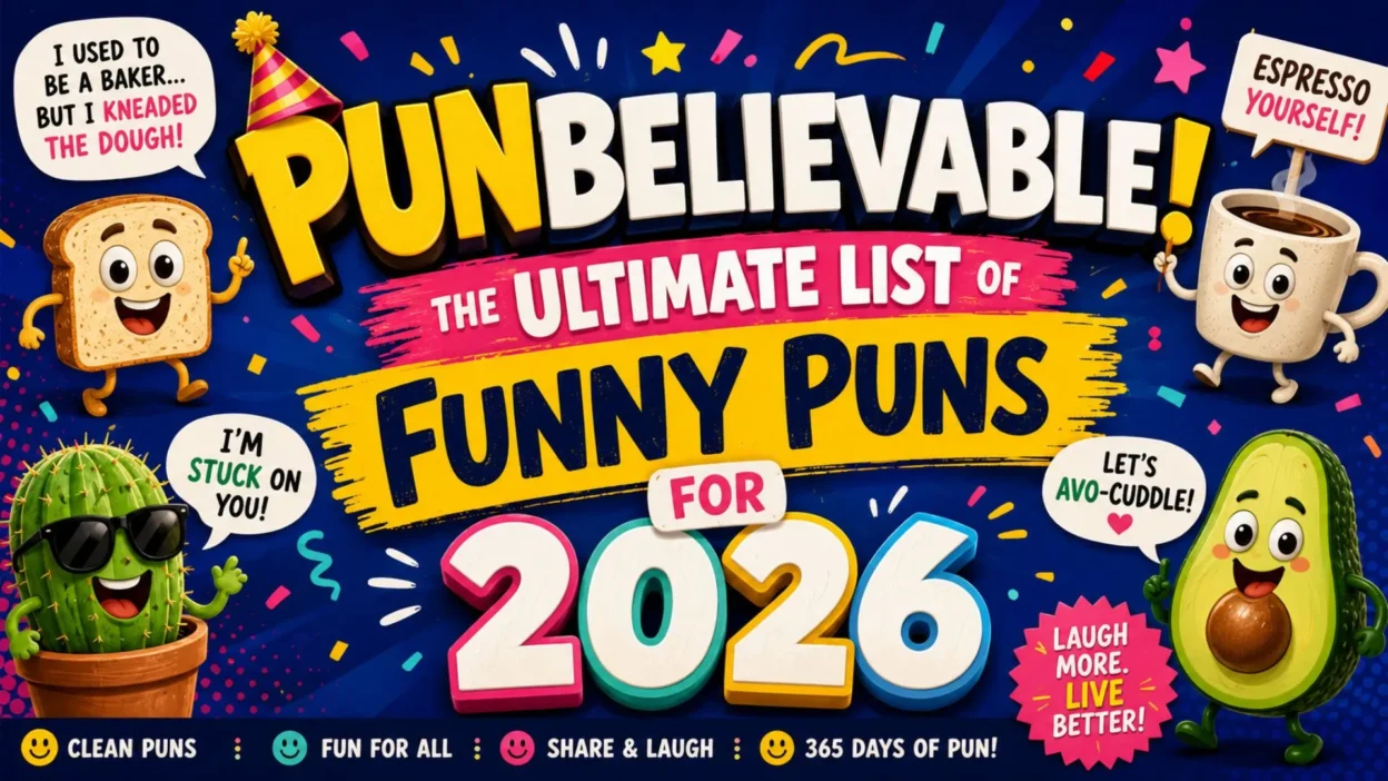 Unbelievable! The Ultimate List of Funny Puns for 2026 🎉