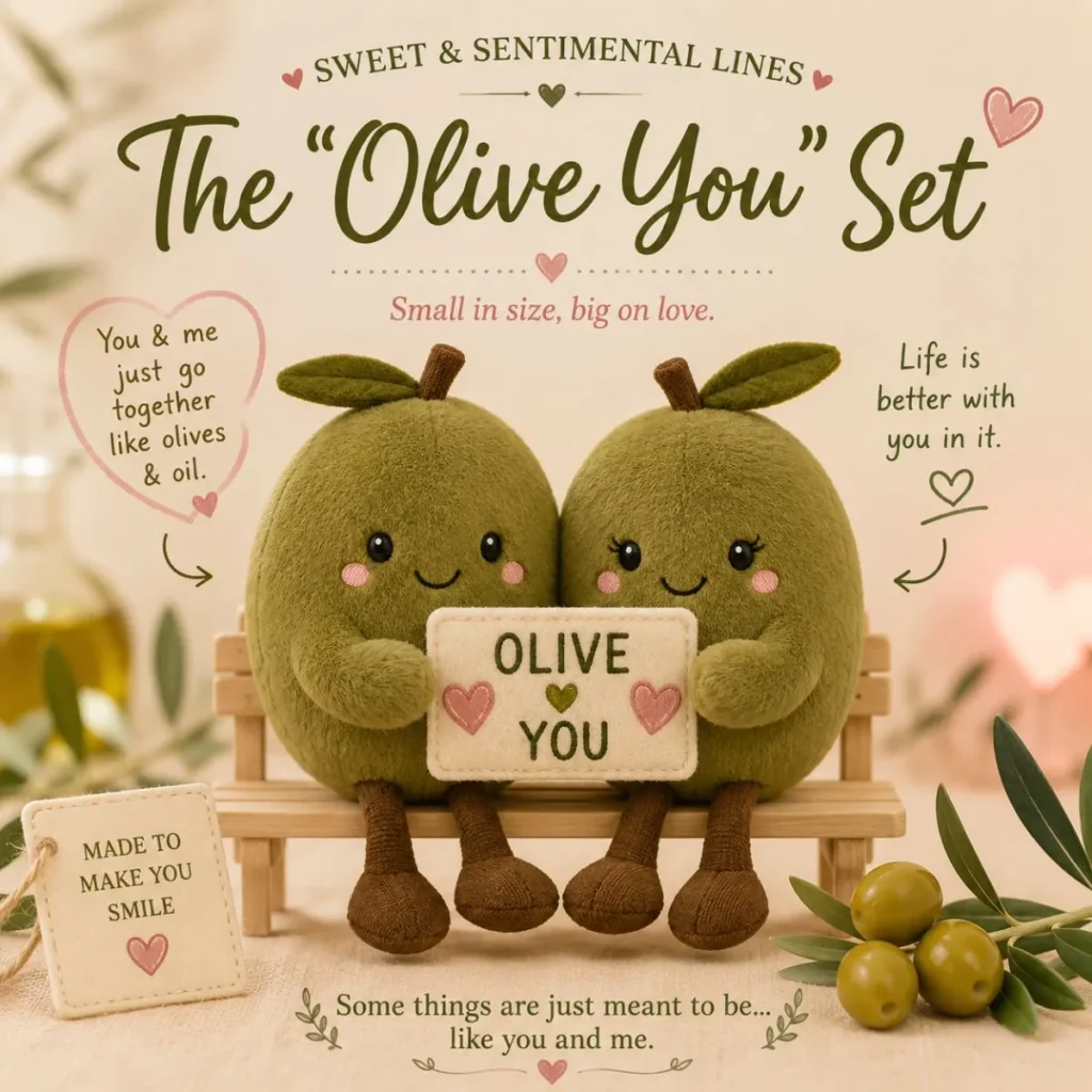 💖  Sweet & Sentimental Lines (The "Olive You" Set)