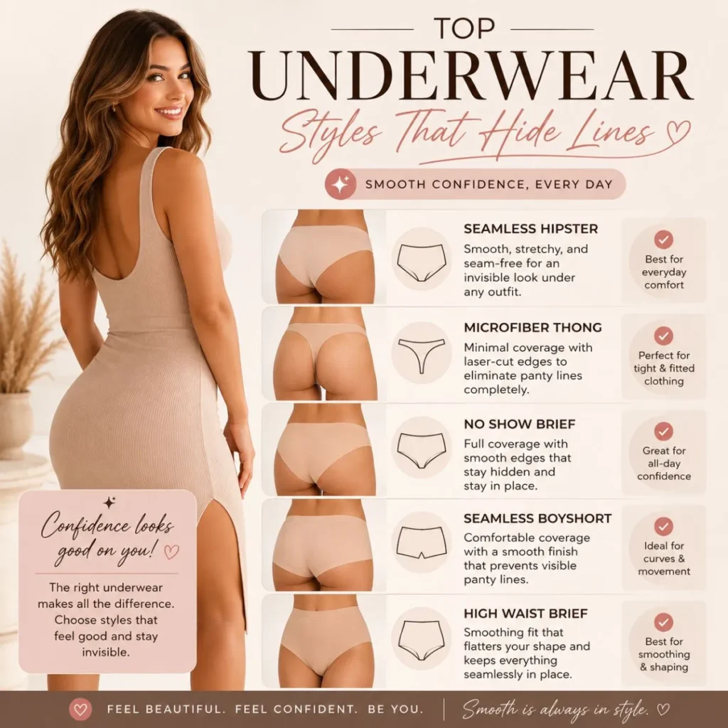 🍑 Top Underwear Styles That Hide Lines