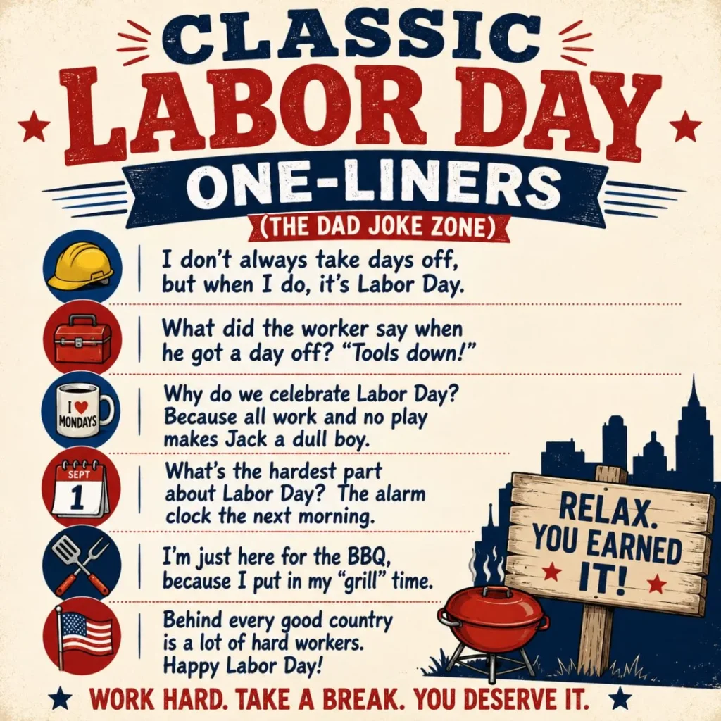 🎯 Classic Labor Day Jokes That Get the Job Done
