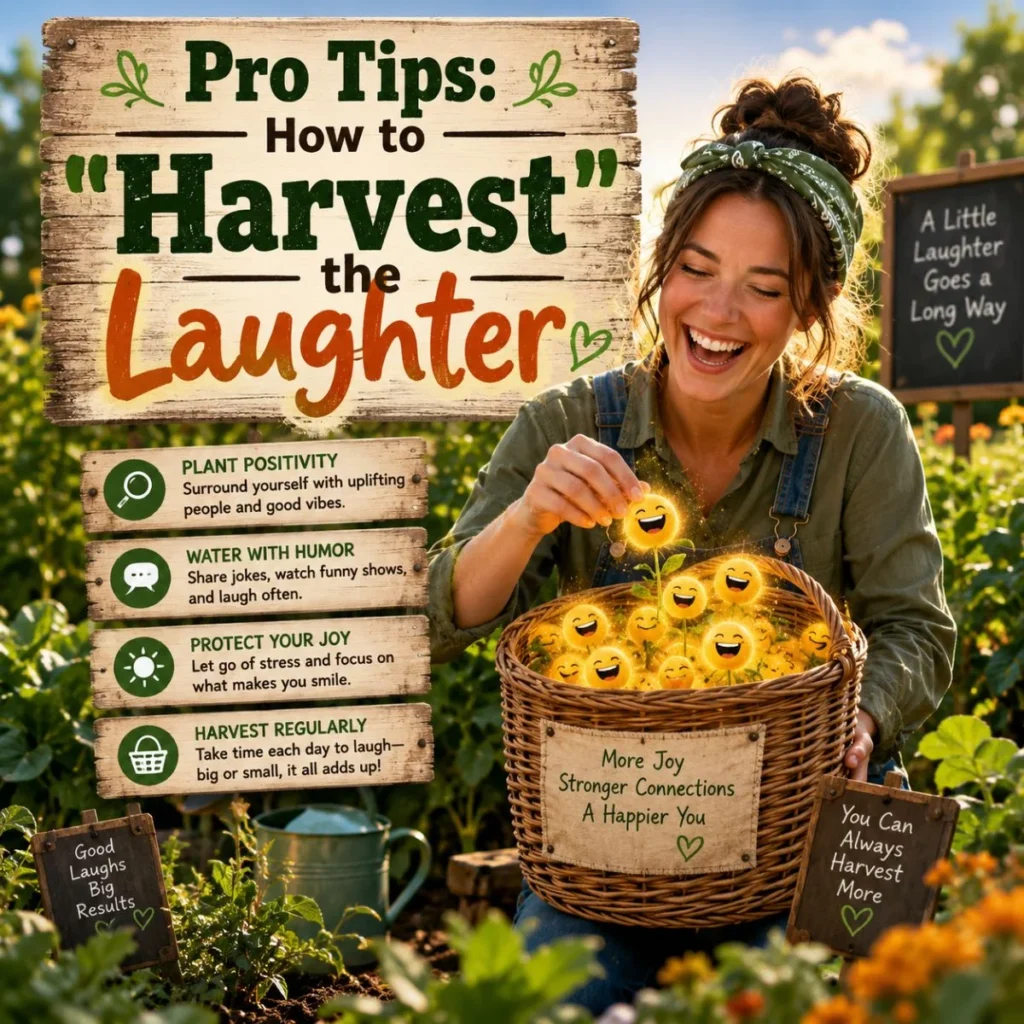 Pro Tips: How to "Harvest" the Laughter